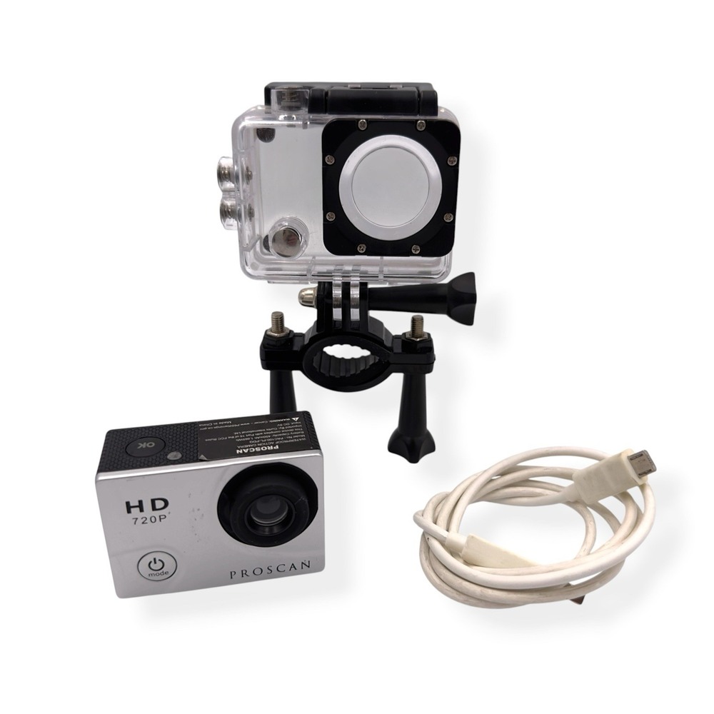 HD ProScan Camera Full HD 720P Waterproof Housing/Mount & Charging Cable